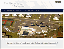 Tablet Screenshot of enclaveatthefairways.com